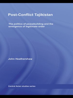 cover image of Post-Conflict Tajikistan